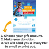 Feed children this Christmas digital gift