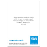 First Holy Communion card - feed one child