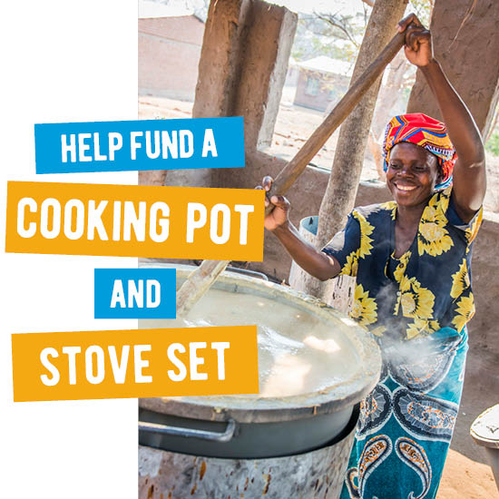 Help fund a cooking pot and stove set