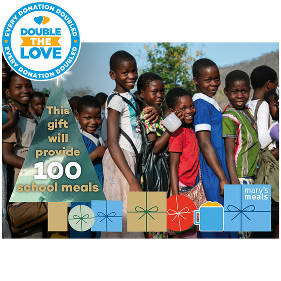 100 meals for hungry children digital gift