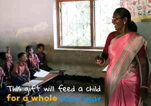 Present for my teacher - feed a child for a whole school year digital gift