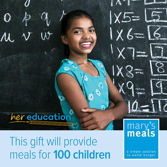 Her Education - 100 meals gift card