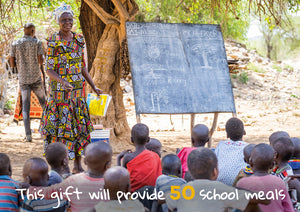 Present for my teacher - 50 school meals digital gift