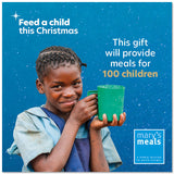 100 meals Christmas gift card