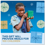 100 meals Christmas gift card