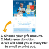 Feed children this Christmas digital gift