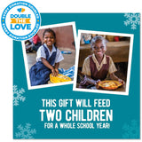 Feed two children for a year this Christmas
