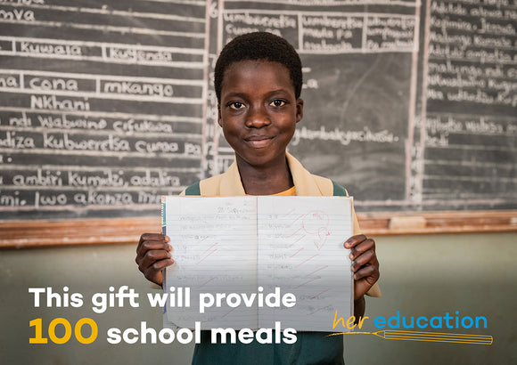 Her Education - 100 school meals digital gift