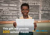 Her Education - 100 school meals digital gift