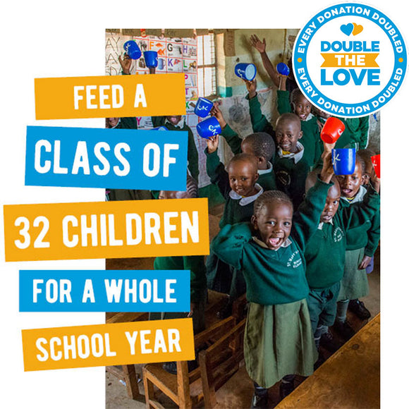 Feed a class of 32 children for a whole school year