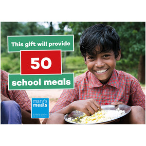 50 meals for hungry children digital gift