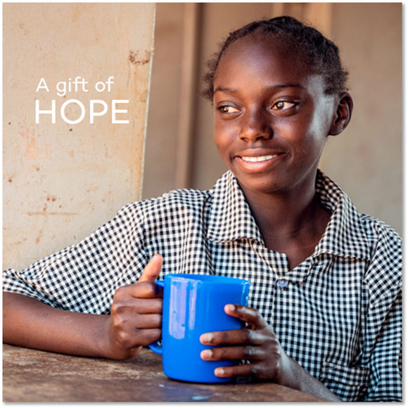 A gift of hope card