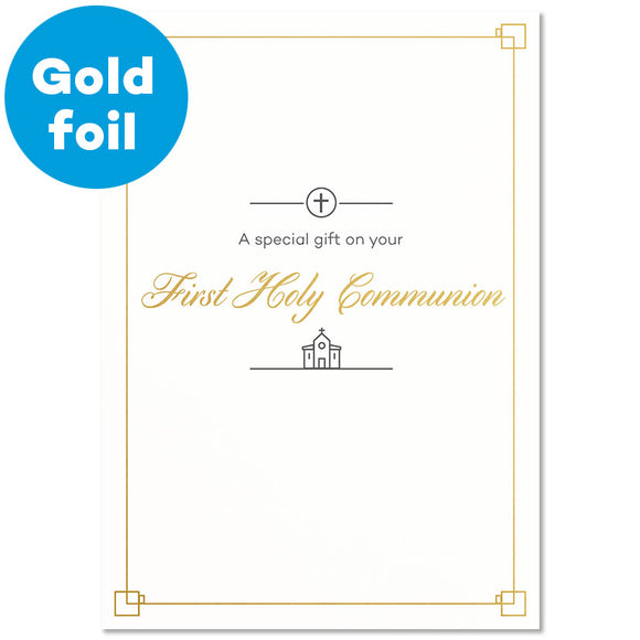 First Holy Communion card - feed one child