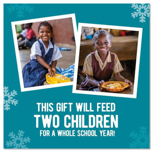Feed two children for a year this Christmas