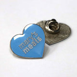 Heart pin badge