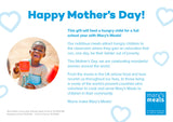 Mother's Day digital gift - feed one child