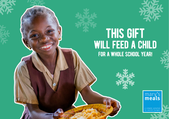 Feed a child for a year Christmas digital gift